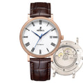 Customized Automatic Watches Design MIYOTA 9015 Self Winding Movement Roman Numerals Mechanical Watch For Men