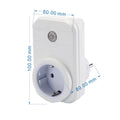 YET6002WF Universal AC 220V Relay Wireless Timed Adjustable WiFi Smart Plug Switch for Mobile Phone Control