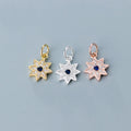 Delicate Fashion Gold Vermeil Starshine Zircon Pendant for Diy Charm Women Accessories