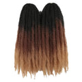 Wholesale 18-Inch Afro Kinky Curly Wig Bulk Twists and Hair Extensions for Party Cosplay Marley Braiding Hair
