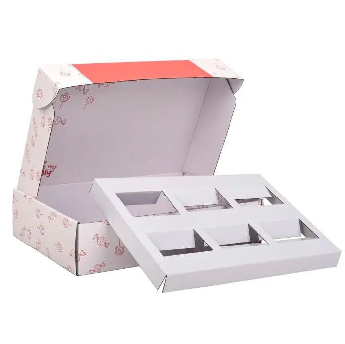 Luxury Christmas Cracker Packaging Boxes Donut Cake Delivery Packl Paper Box for Sweets Biodegradable Cookie Packaging