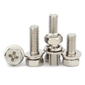 Fast Gb9074.17 Hexagon Head Bolts With Flat Washer and Spring Washer M5 Combination Machine Screws