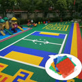 Eco-Friendly 15mm Thick PP Material Interlocking Soft Anti-Slip Waterproof High Density Gym Flooring Tiles for Basketball Event