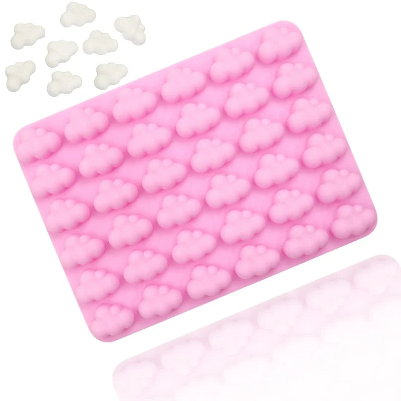 1090 Factory Free Sample 36 Cavity Cloud Silicone Chocolate Mold Jelly Mold Handmade Biscuit Mold DIY Glue Dripping Decorative
