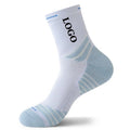 Unisex Top Quality Crew Grip Embroidered Socks Women Men Custom logo Print Sport Athletic Socks for Running Gym
