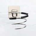 Stainless Steel Bathroom Hair Dryer Rack Spiral Wall Mount Hair Dryer Holder