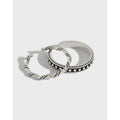 New Fashion Classic Design S925 Sterling Silver Twist Vintage Ring for Women AR776