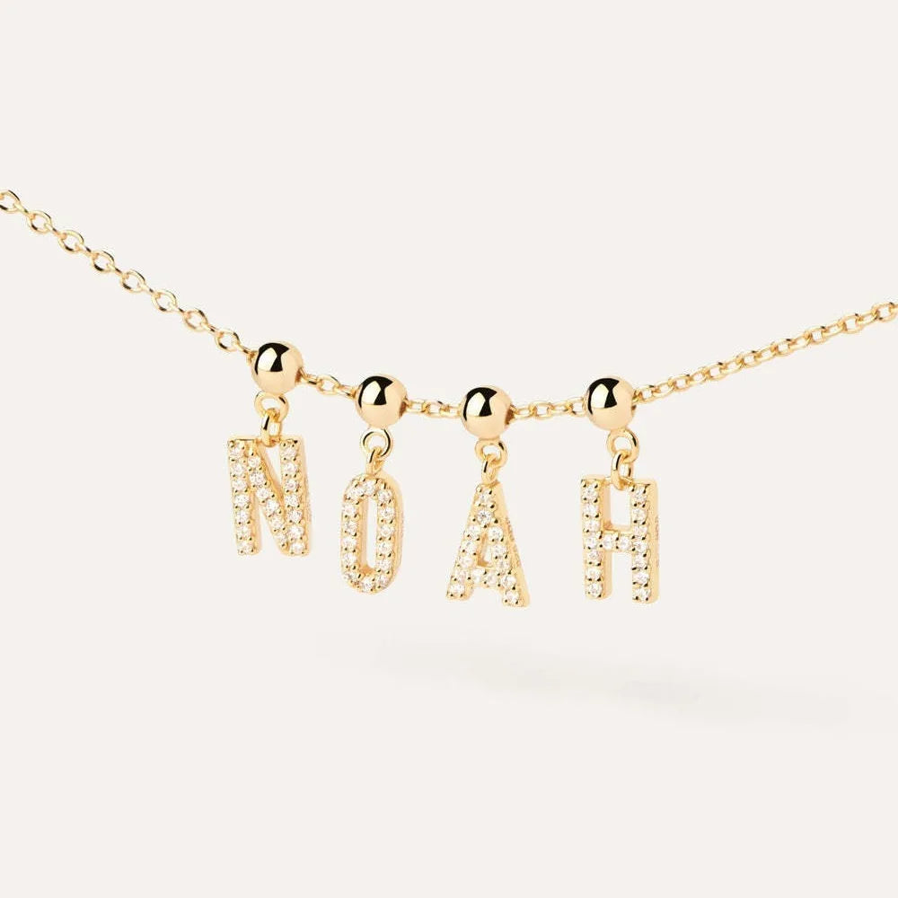 Customised Jewelry for Women Stainless Steel Letter Necklaces