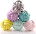 Fashion Trendy Ball Pillow Knot Cushion Ball Round Throw Knot Pillow for Living Room Decoration