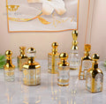 100ml 150ml OEM Square Skincare Packaging Customized Stopper Crystal Perfume Glass Bottle Manufacture