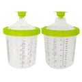 Spray Gun Pot 600Ml Disposable Can Paint Scale Paint Mix Cup Oily Water-Based General Vehicle Paint Tool Plastic Material