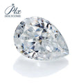 Holycome Crushed Ice Pear Cut Vvs d Color Moissanite Loose Gemstones with Certificate