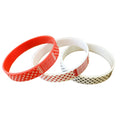 Custom 12mm Width Silicone Wristband Palestine Keffiyeh Waterproof with Custom Logo for Promotional Advertising Gifts