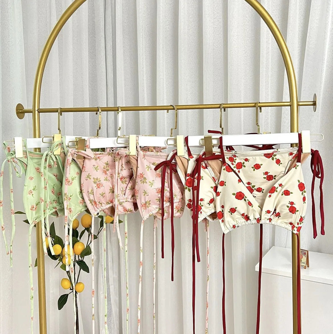 Guangzhou Auyan Crochet Bikini Set 2024 and Lingerie Sets Hot Bikini Set for Honeymoon
