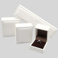 Factory Unique Gift Jewelry Packaging Box with logo Red White Green Luxury Custom Pu Leather Jewelry Box Packaging Set