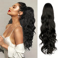 29 Colors Available Ponytail Extension Claw 24 Inches Curly Heat Resistant Synthetic Hair Extensions for Women