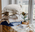 Wholesale Solid French Linen Cushion Covers Decorative Super Soft Sofa Cushion Cover