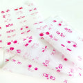 17GSM White Pink Floral Tissue Paper Wholesale Custom Logo Custom Tissue Paper with Logo Customized for Fruit Clothing Packaging