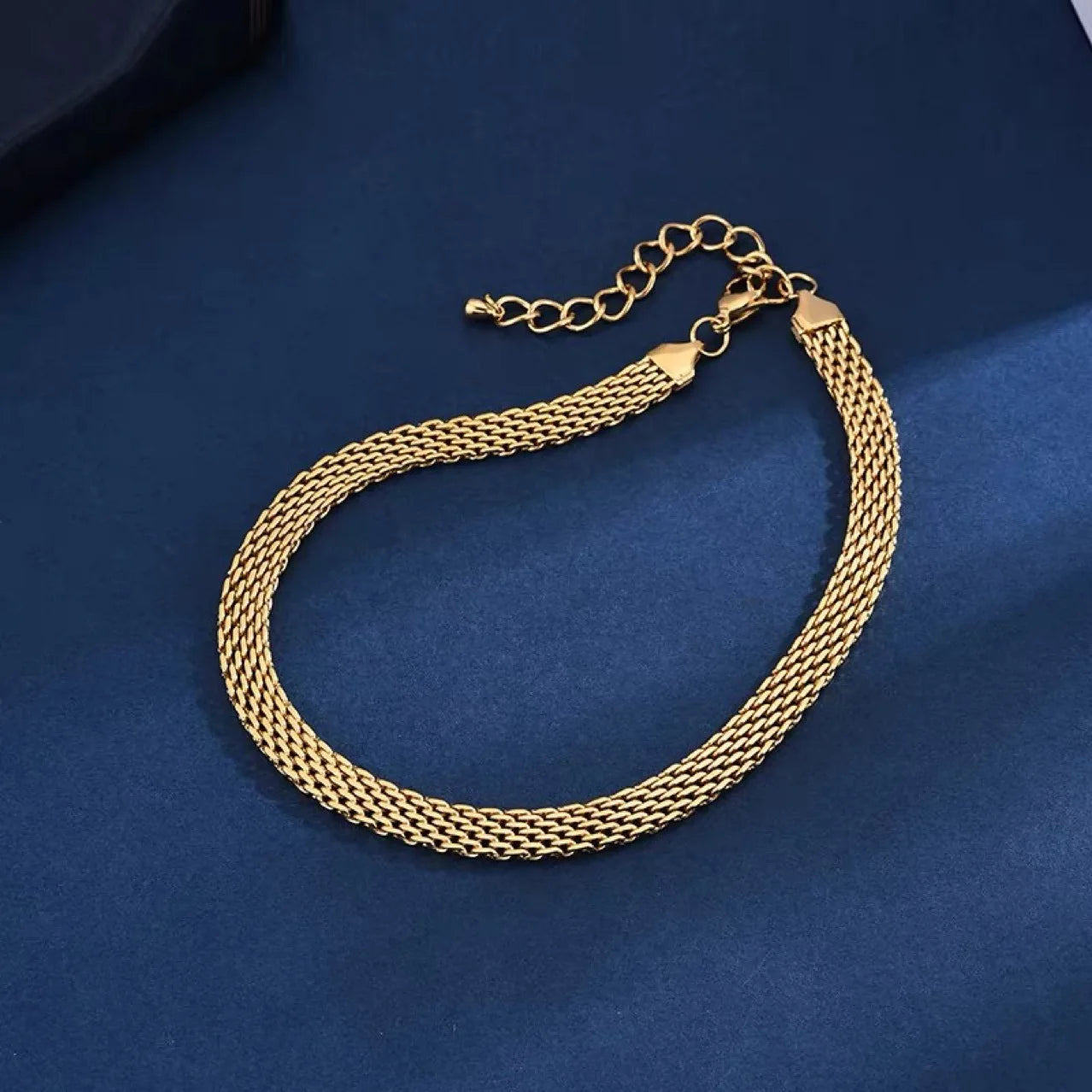 2022 New Design Stainless Steel Ins Gold Plated Jewelry in Bulk 18K 14K Chokers Necklace