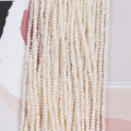 2-2.5mm Potato Shape Natural White Freshwater Pearl Strand