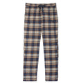 Factory Directly Men's Unisex Couple Plaid Knitted Pajama Pants Casual Lounge Sleep Bottoms with Pockets Combo S-2XL