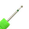 HYTOOS 3.0mm Ball Diamond Nail Drill Bit 3/32" Rotary Diamond Drill Bit Cuticle Clean Accessories Nail Salon Professional Tools