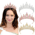Wholesale Fashion Headwear Hair Accessories Party Headbands Bride Crystal Crown Pageant Crown