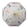 Portable Paraguas Umbrella Custom Logo Windproof 3 Fold Digital Printing Umbrella UV Sun Automatic Folding Promotional Umbrella