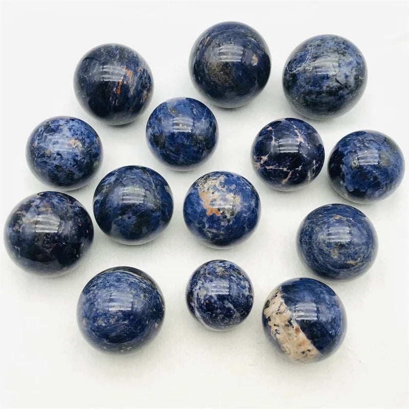 Wholesale Natural Gemstone Spheres Meditation Healing Crystal Spheres Blue Sodalite Ball
