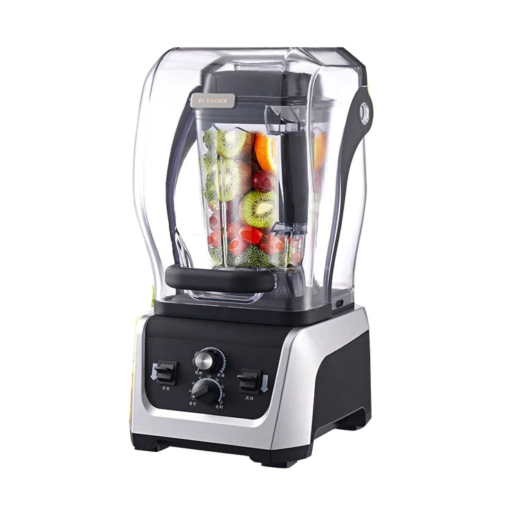 Factory Sale Heavy Duty 2200W Variable Speed Electric Mixer Juicer Commercial & Household Blender Machine for Smoothies