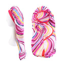 New Fashion Long Satin Bonnet Sleep Cap With High Elastic Hair Band Night Cap Hair Care Silk Bonnet for Women