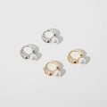 High-Grade Fashion Jewelry Pearl Stainless Steel Earrings Wholesale Geometric Earrings