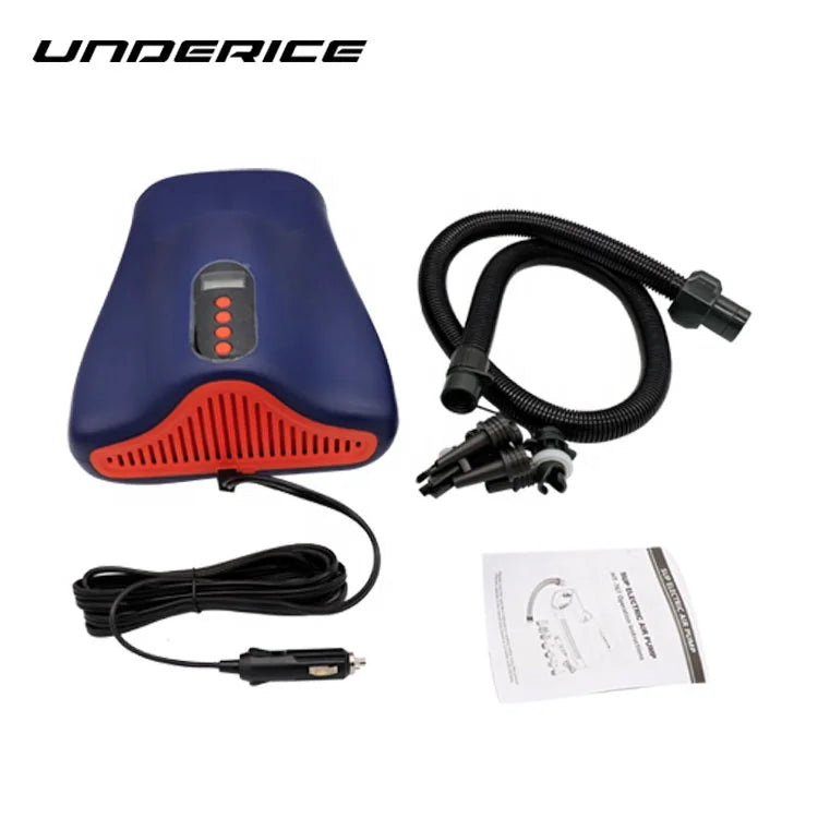 Wholesale 22V High-Pressure Electric Air Pump LCD Digital Display 6 Nozzles for Stand Paddle Waterplay Surfing Tools Accessories