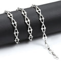 Wholesale Jewelry Supplies Accessories Shiny Necklace Stainless Steel O Shape Chain Roll Jewelry Making