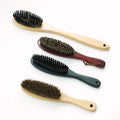 Factory Direct Eco-Friendly Small Bag Coat Lint Remover Brush Genuine Soft Horsehair PP Wooden Hand
