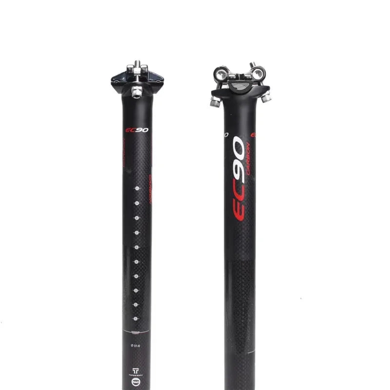 EC90 Carbon Seat Post MTB Seatpost 27.2 30.8 31.6-350/400MM Carbon Seatpost Road Bike Seat Post