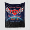 Custom Designed Digital Printed Coral Fleece Blankets American Style Knitted for Home or Travel for Winter