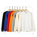 ESW-039 Blank Cotton Unisex Fleece Fabric 500 GSM Graphic Logo Print Embroidered Oversized Plain Custom Crewneck Men Sweatshirts