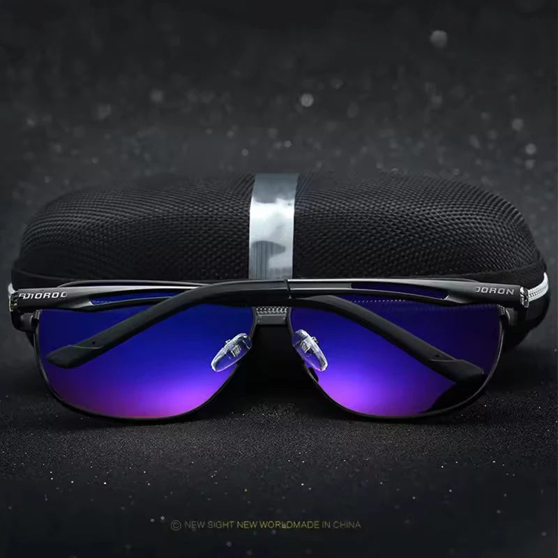 Brand Men Aluminum Magnesium Uv400 Mirror Male Sun Glasses Oculos De Sol High End Fishing Sunglasses Men Polarized Glass