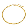 Stainless Steel 18k Gold Plated Minimalist Fashion Jewelry Chocker Necklaces for Women Wholesale