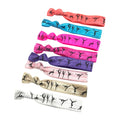 200pcs 11 Colors GYM Printed Elastic Hair Band Bracelet Wholesale Hairband Girls Dancer Ponytail Holder Sport Wristband Headwear