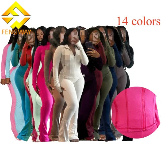 Fall Winter Sports Outfits HIgh Stretchy 2 Piece Set Casual Zip Patchwork Jacket Top Top + Bodycon Pants Suits for Women