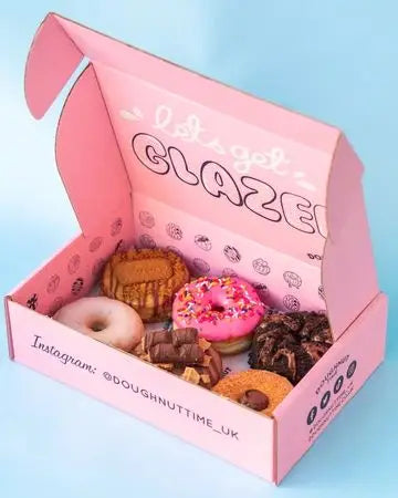 Custom Macaron Donut Pastry Bakery Cupcake Packaging Paper Boxes Cake Donut Packing Box for Food