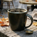 Factory Direct Wholesale Porcelain Modern Cafe Coffee Cups Mugseco Friendly Handmade Ceramic Matte Black Coffee Mug