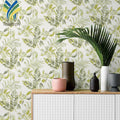 YF-SR 2 Nature Interior Home Decoration Green Leaves Wall Paper Floral Tropical Rolls Wallpaper