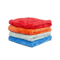 390GSM Edgeless Coral Velvet Absorbent Towel Car Cleaning Towel with No Trace 40*40cm