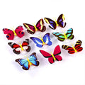 LED Butterfly Glowing Party Wall Decoration 3D Butterflies Lights With Sticker
