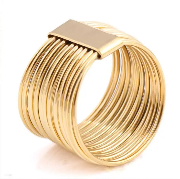 Classic Hot Professional Wire Keychain Cable Key Mosaic Surgical Stainless Belly Titanium Steel Ring