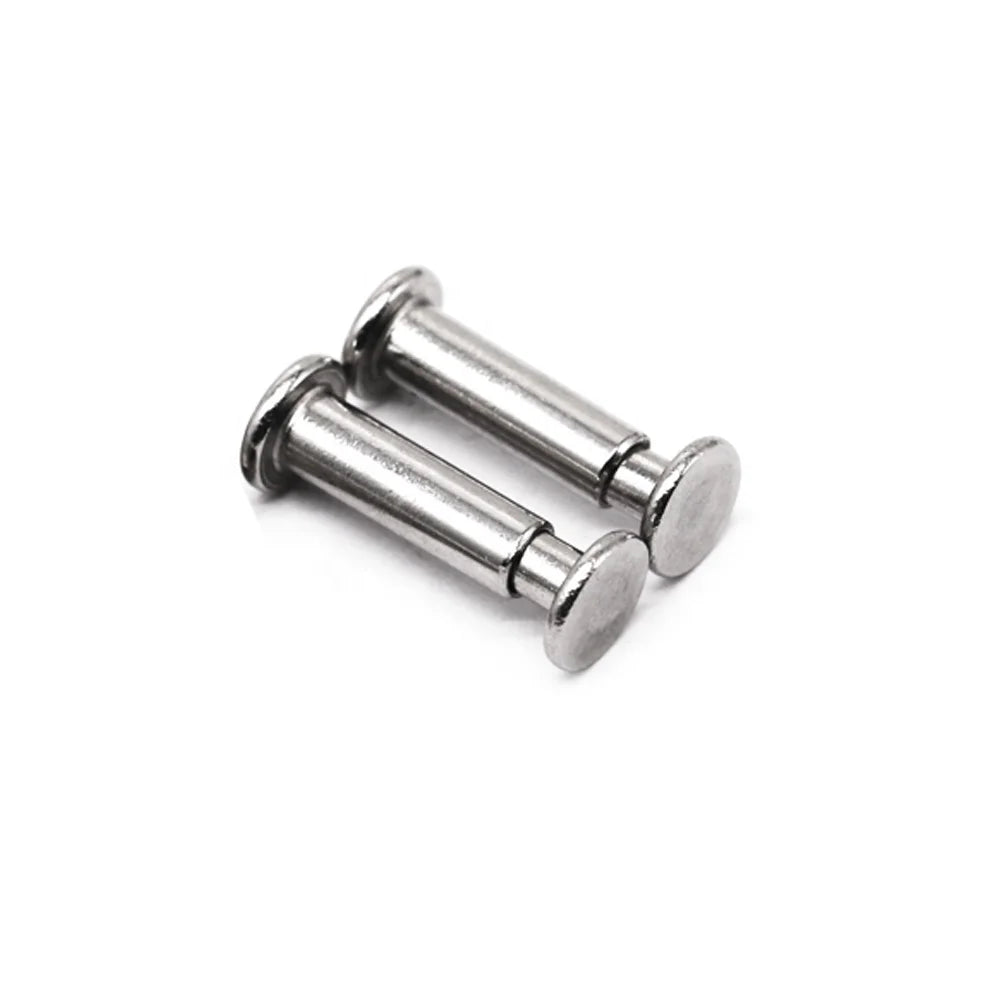 China Manufacturer Custom Well Priced Remaches Stainless Steel Flat Head Male and Female Rivets