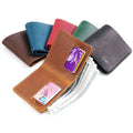 Factory Minimalist Leather Wallet Vintage Card Holder Purse Crazy Horse Leather Wallets for Men